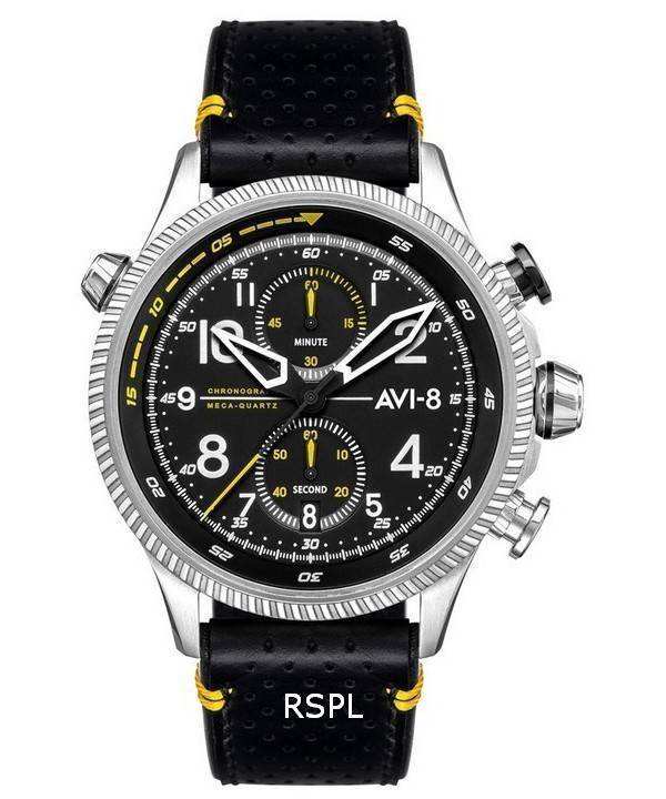 AVI-8 Hawker Hunter Halton Duke Chronograph Black Dial Quartz AV-4080-01 Men's Watch