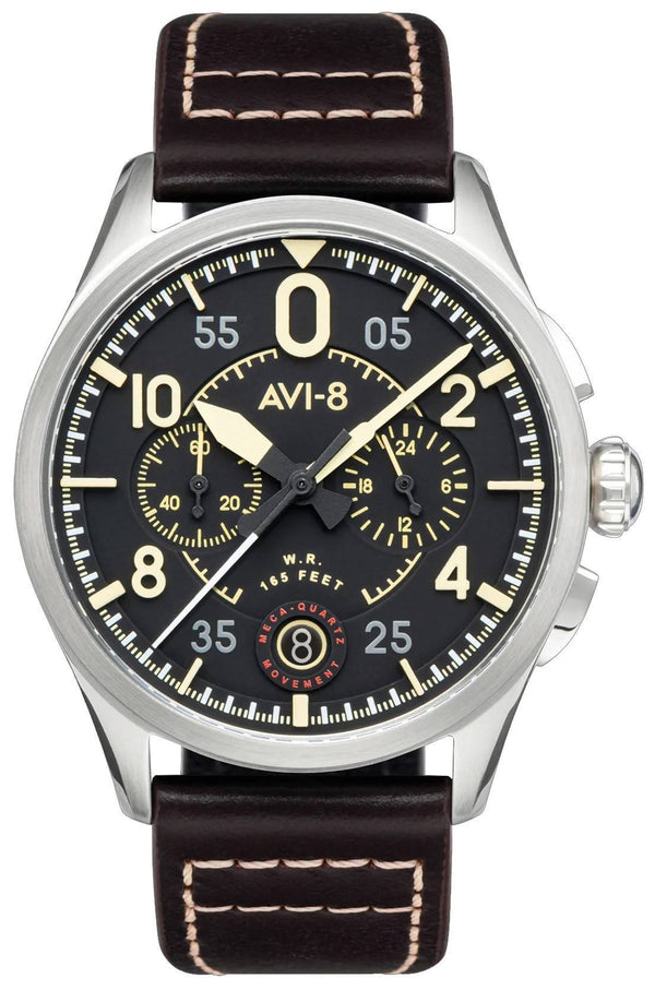 AVI-8 Spitfire Lock Midnight Oak Chronograph Quartz AV-4089-01 Men's Watch