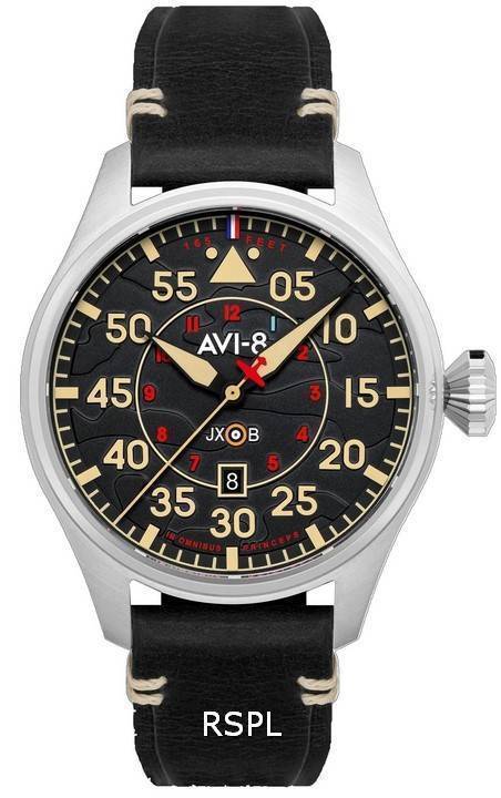 AVI-8 Hawker Hurricane Kenley Clowes Automatic Black Dial AV-4097-03 Men's Watch