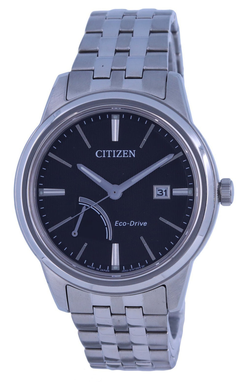 Citizen Analog Black Dial Eco-Drive AW7000-58E.G Water 100M Men's Watch