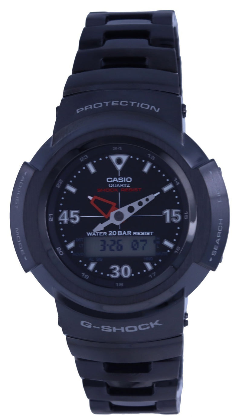 Casio G-Shock Full Metal Analog Digital Solar Powered AWM-500-1A AWM500-1 200M Men's Watch