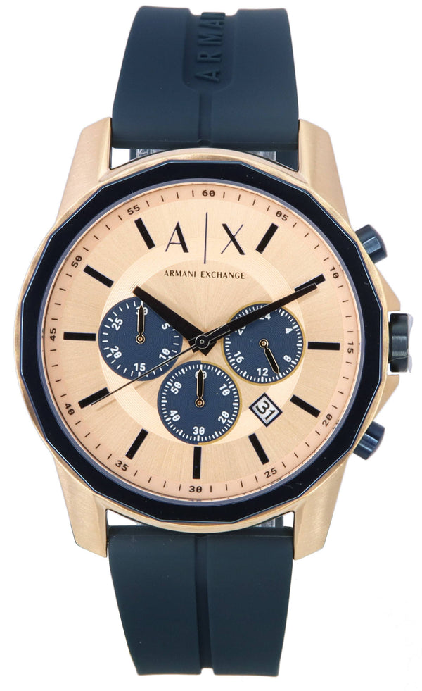 Armani Exchange Chronograph Rose Gold Dial Quartz AX1730 Men's Watch