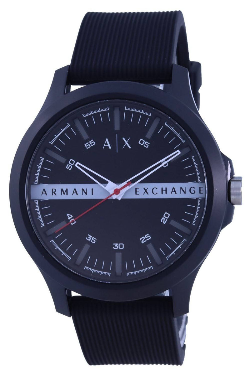 Armani Exchange Horloge Silicon Strap Quartz AX2420 Men's Watch