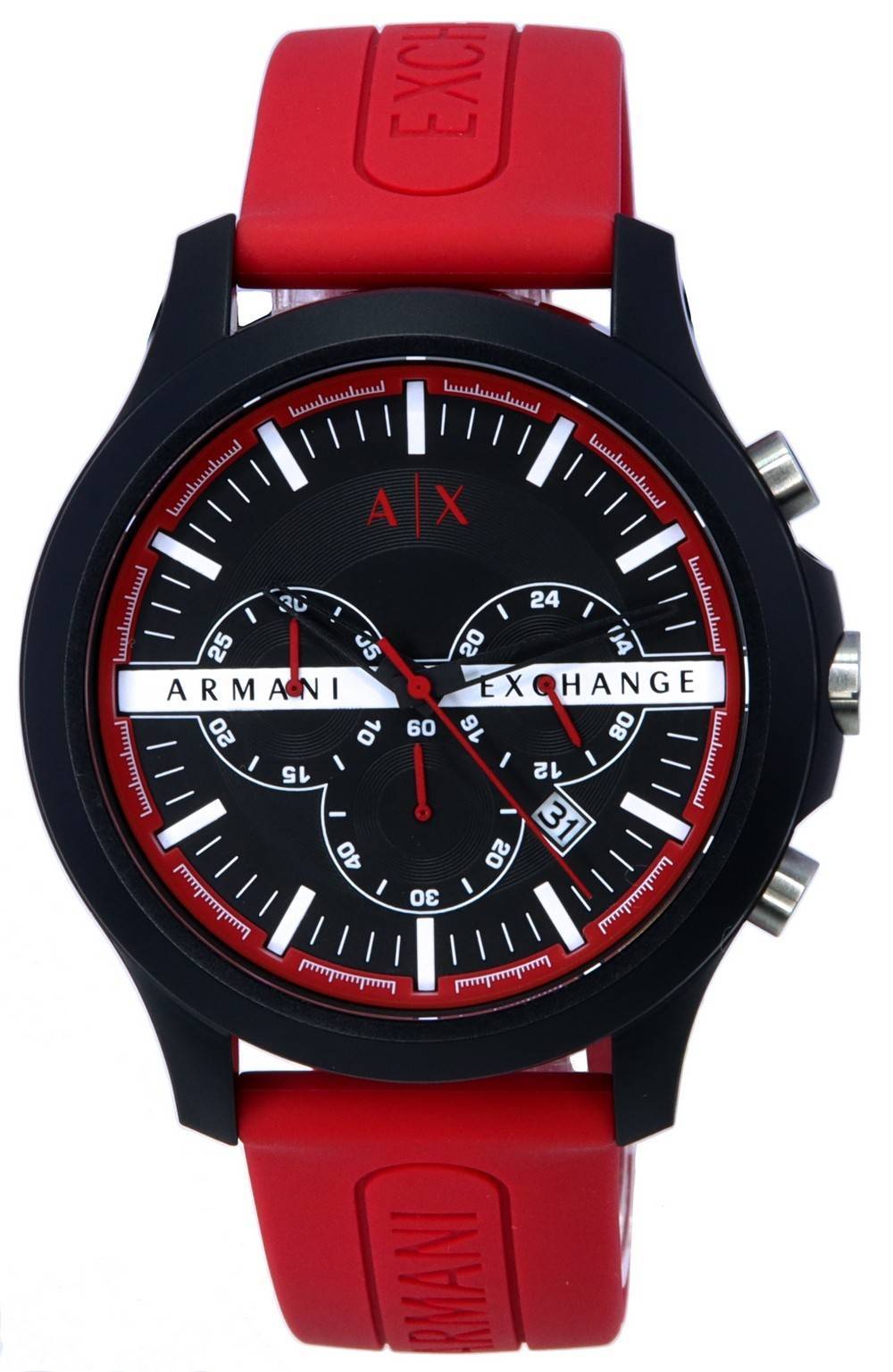 Armani Exchange Hampton Chronograph Black Dial Quartz AX2436 Men's Wat ...