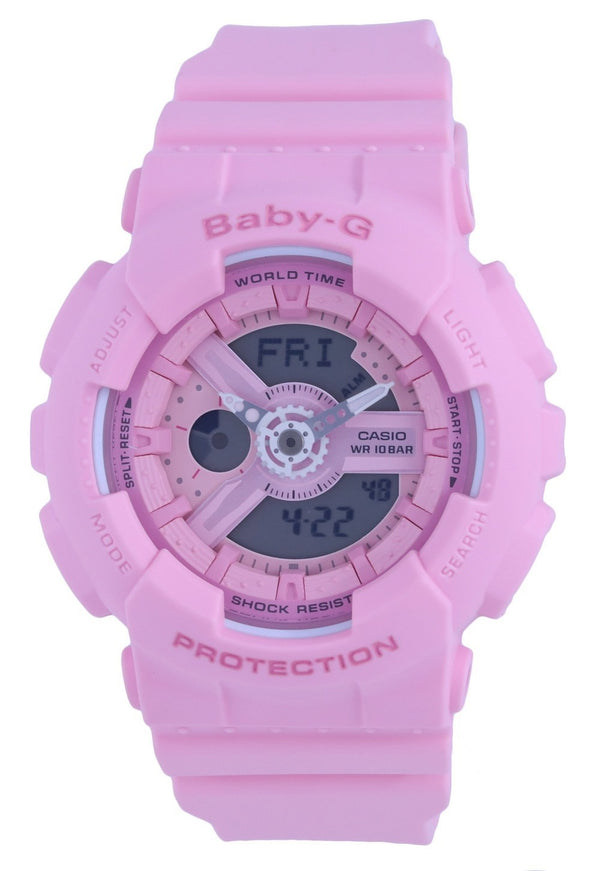 Casio Baby-G Resin Pink Dial Quartz BA-110-4A1.G BA110-4A1 100M Women's Watch