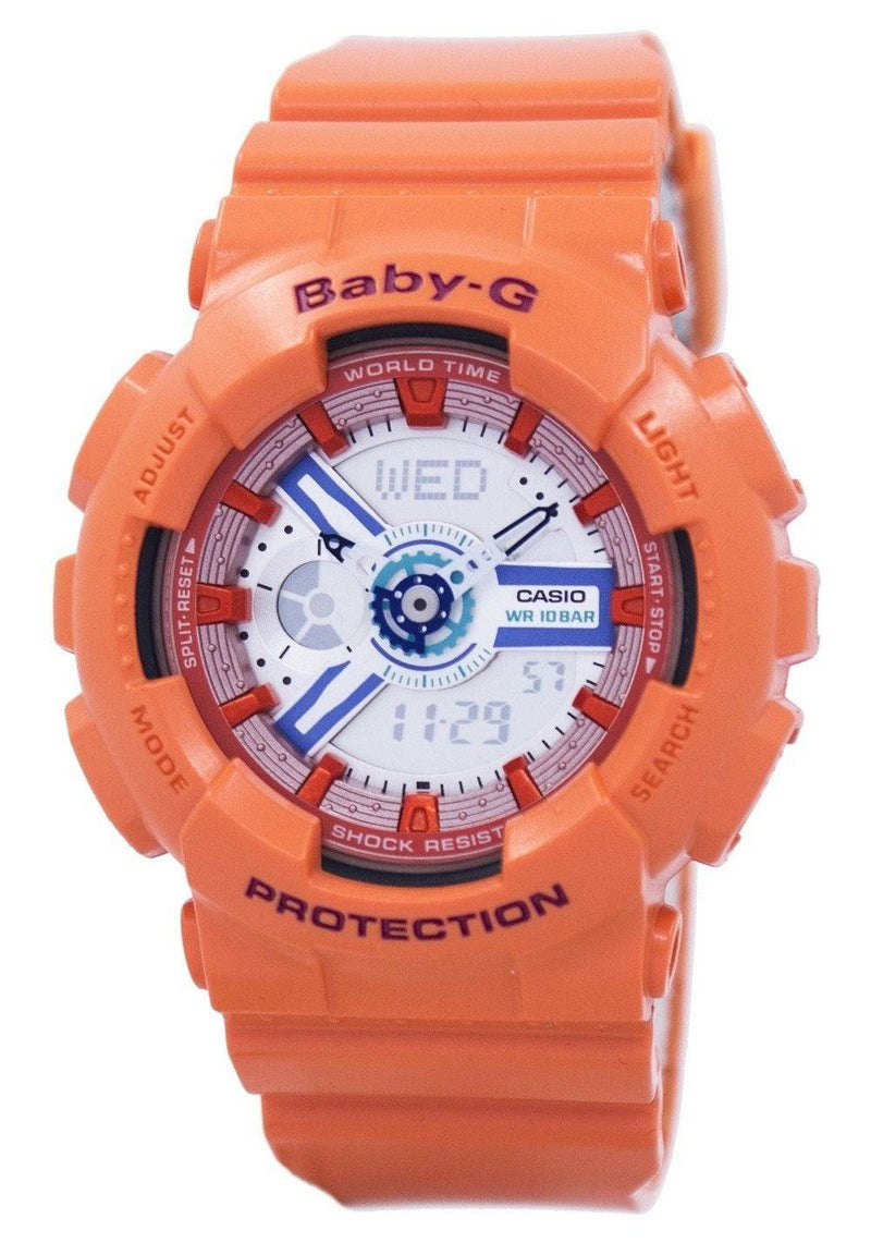 Casio Baby-G World Time Shock Resistant Analog Digital BA-110SN-4A BA110SN-4A Women's Watch