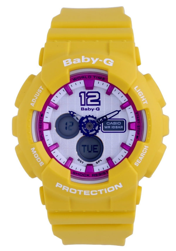 Casio Baby-G Analog Digital Resin Quartz BA-120-9B.G BA120-9 100M Women's Watch