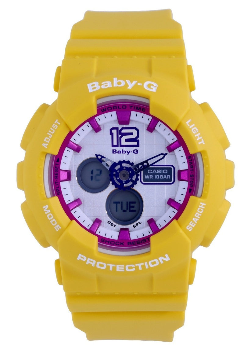 Casio Baby-G Analog Digital Resin Quartz BA-120-9B.G BA120-9 100M Women's Watch