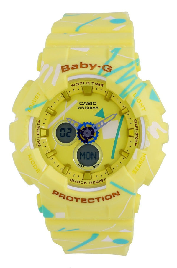 Casio Baby-G Analog Digital Resin Quartz BA-120SC-9A.G BA120SC-9 100M Women's Watch