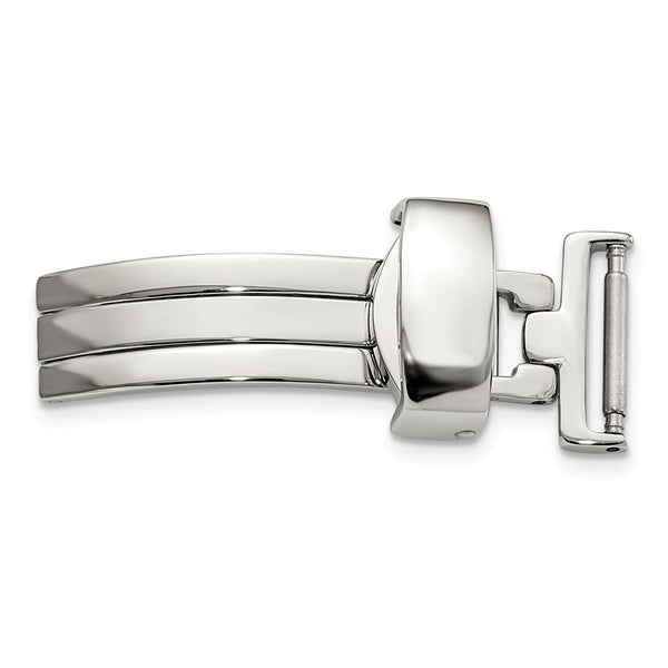 14mm Chrome Deployment Buckle