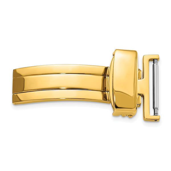 18mm Gold-tone Deployment Buckle