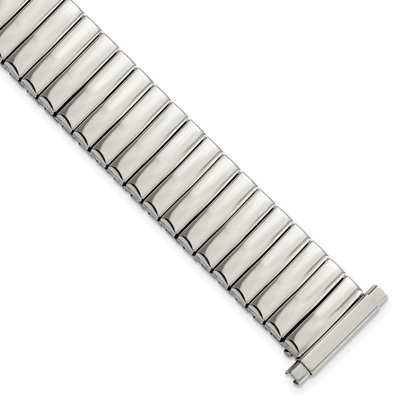 Gilden Mens Long 16-20mm Stainless Expansion Watch Band