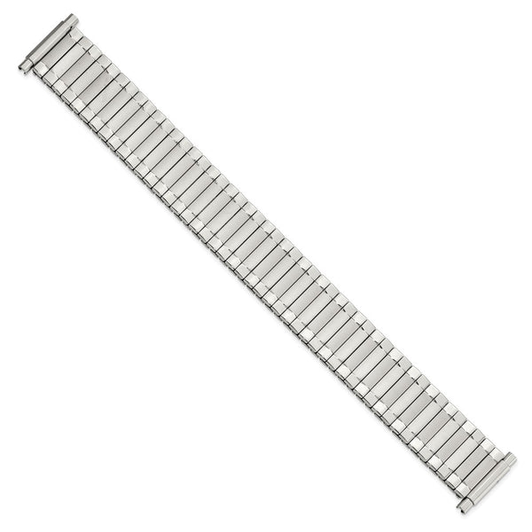 Gilden Mens Long 17-22mm Stainless Expansion Watch Band