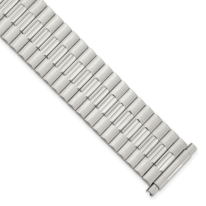 Gilden Mens Long 17-22mm Stainless Expansion Watch Band