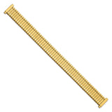 Gilden Ladies Long 12-16mm Yellow-tone Expansion Watch Band