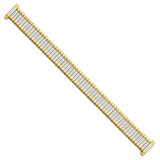 Gilden Ladies Long 12-16mm Two-tone Expansion Watch Band