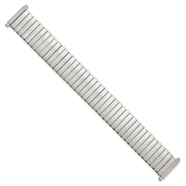 DeBeer 18-23mm Mens Satin Stainless Steel De-Flexo Expansion Link 6.75 inch Watch Band