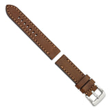 Gilden 22mm Brown w/Brown Stitching Sport Calfskin Watch Band