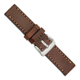 Gilden 26mm Brown w/Stitch Sport Calfskin Band w/Stainless Buckle