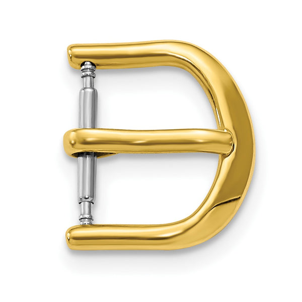 12mm Gold-tone Stainless Steel Buckle