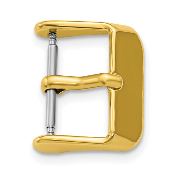 16mm Gold-tone Stainless Steel Buckle