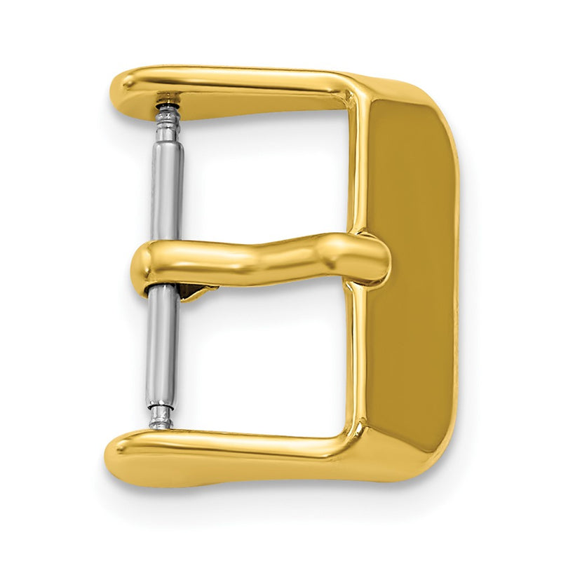 16mm Gold-tone Stainless Steel Buckle