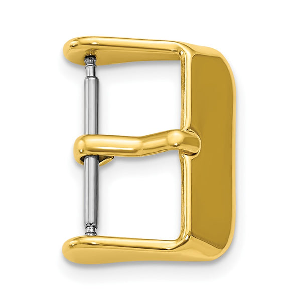 18mm Gold-tone Stainless Steel Buckle