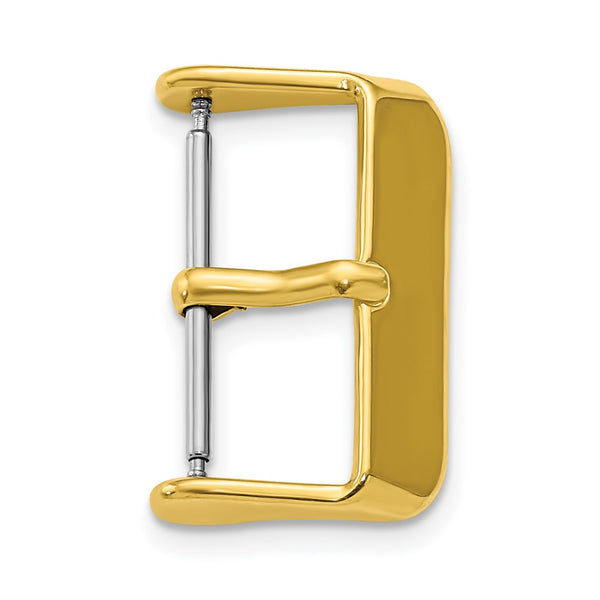 22mm Gold-tone Stainless Steel Buckle