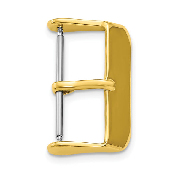 24mm Gold-tone Stainless Steel Buckle