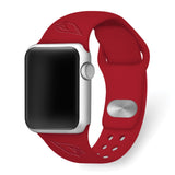 Gametime AZ Cardinals Deboss Silicon Band fits Apple Watch (42/44mm Red)