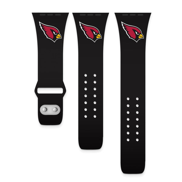 Gametime AZ Cardinals Silicon Band fits Apple Watch (42/44mm Black)