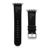 Gametime Atlan. Falcons Leather Band fits Apple Watch (38/40mm M/L Black)