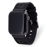 Gametime Atlan. Falcons Leather Band fits Apple Watch (42/44mm S/M Black)