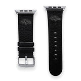 Gametime Balt. Ravens Leather Band fits Apple Watch (38/40mm S/M Black)