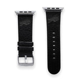 Gametime Buffalo Bills Leather Band fits Apple Watch (42/44mm S/M Black)