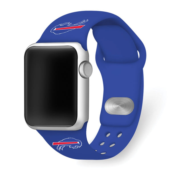 Gametime Buffalo Bills Blue Silicon Band fits Apple Watch (38/40mm Blue)