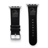 Gametime Cleve. Browns Leather Band fits Apple Watch (42/44mm S/M Black)
