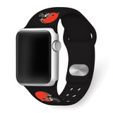 Gametime Cleve. Browns Silicon Band fits Apple Watch (38/40mm Black)