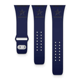 Gametime Dall. Cowboys Deboss Silicon Band fits Apple Watch (38/40mm Navy)