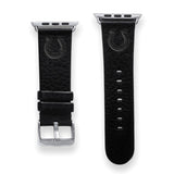 Gametime Indy Colts Leather Band fits Apple Watch (42/44mm S/M Black)