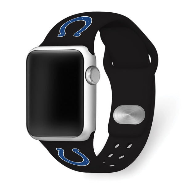 Gametime Indy Colts Silicon Band fits Apple Watch (42/44mm Black)