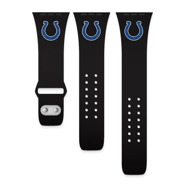 Gametime Indy Colts Silicon Band fits Apple Watch (42/44mm Black)
