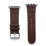 Gametime Jacks. Jaguars Leather Band fits Apple Watch (42/44mm M/L Brown)
