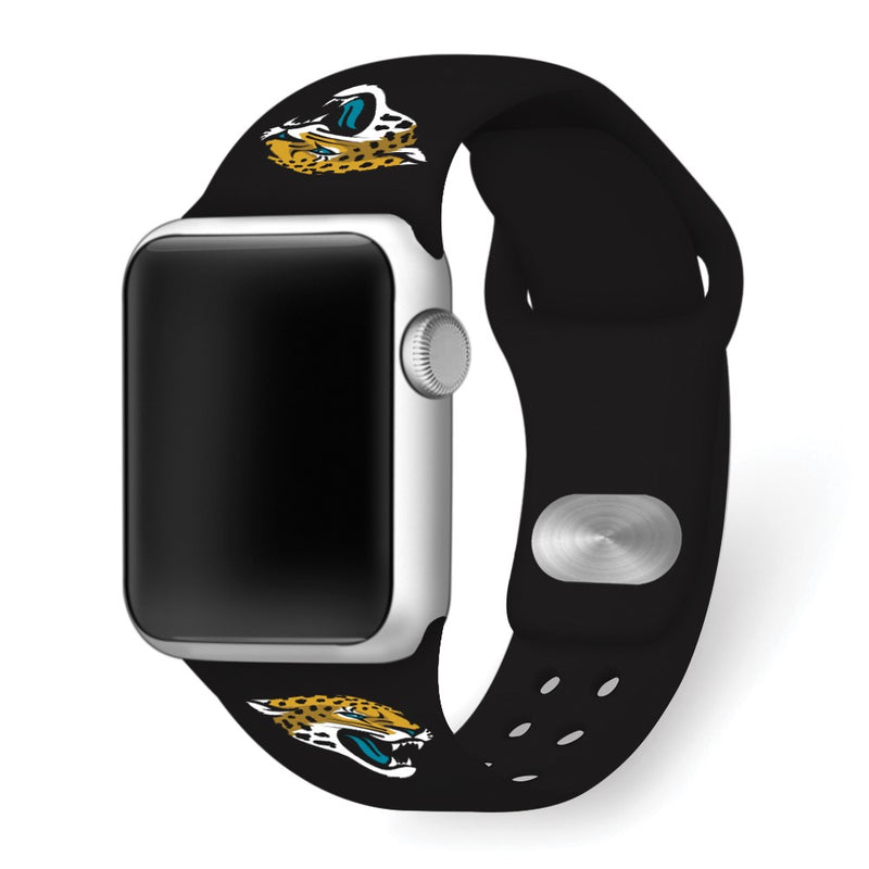 Gametime Jacks. Jaguars Silicon Band fits Apple Watch (38/40mm Black)