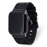 Gametime Vegas Raiders Leather Band fits Apple Watch (42/44mm S/M Black)