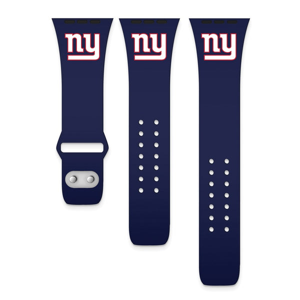 Gametime NY Giants Silicon Band fits Apple Watch (38/40mm Navy)