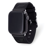 Gametime Phila. Eagles Leather Band fits Apple Watch (38/40mm S/M Black)