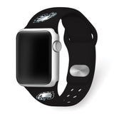 Gametime Phila. Eagles Silicon Band fits Apple Watch (38/40mm Black)