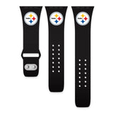 Gametime Pitts. Steelers Silicon Band fits Apple Watch (38/40mm Black)