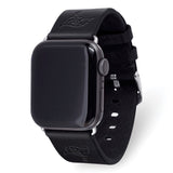 Gametime TB Buccaneers Leather Band fits Apple Watch (38/40mm S/M Black)